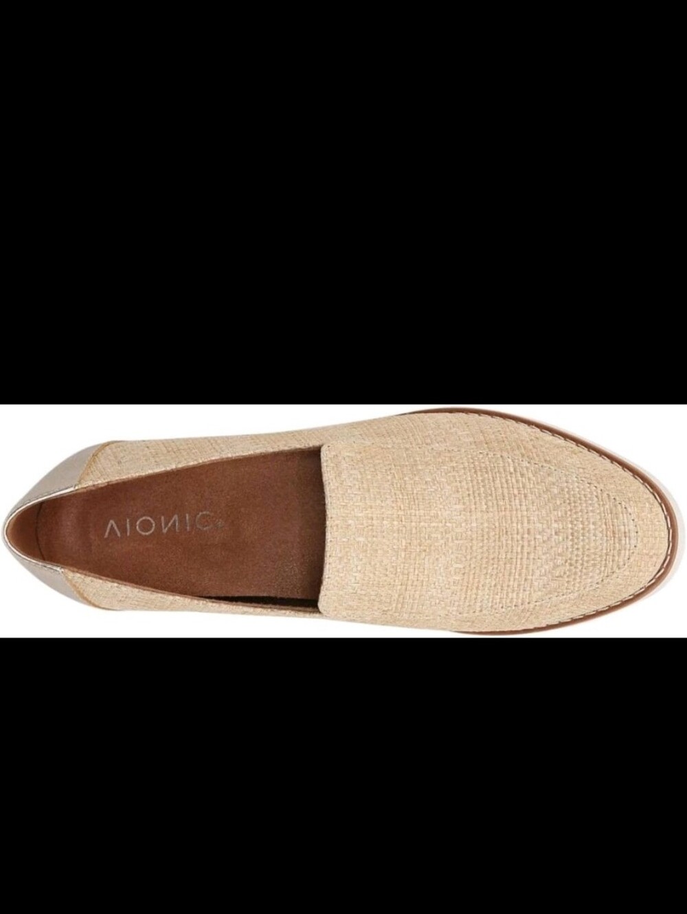 Vionic Women’s Kensley Raffia Slip-On Loafers | Comfortable Stylish Casual Shoes - Picture 6 of 8